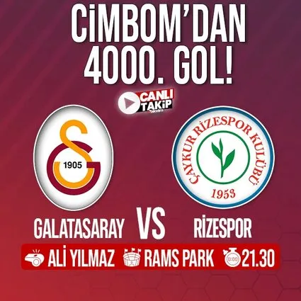 Galatasaray - Rizespor | CANLI