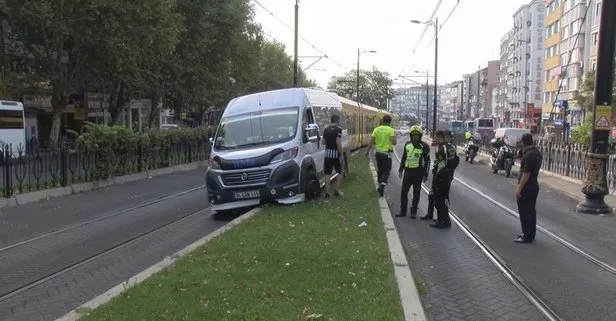 Son dakika haberi: İstanbul’da tramvay yolunda kaza!