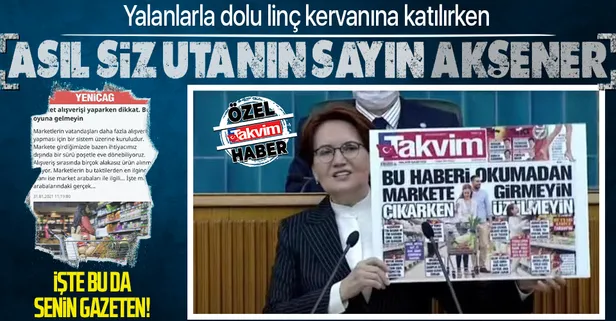 Yalanlarla dolu linç kervanına katılırken asıl siz utanın Sayın Meral Akşener!