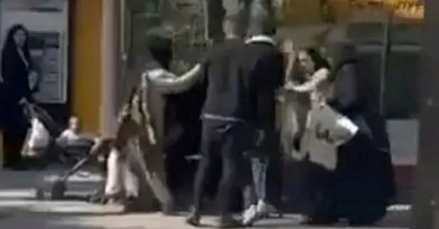 Dilencilerin tekme tokatlı ‘’bölge’’ kavgası