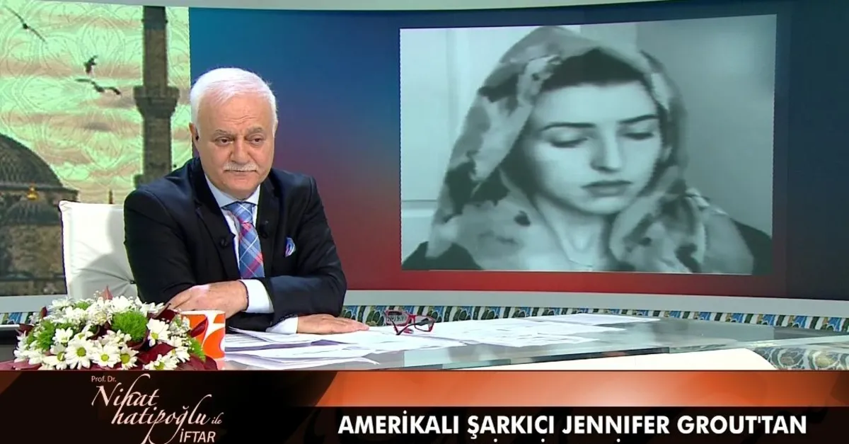 Nihat Hatipoğlu programda paylaştı: Jennifer Grout'tan Kur'an-ı Kerim tilaveti