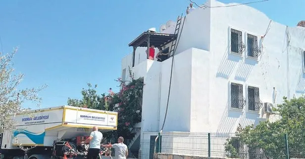 Bodrum susuz kaldı! Yazlıkçılar tankerle su taşıdı... Tatil zehir oldu