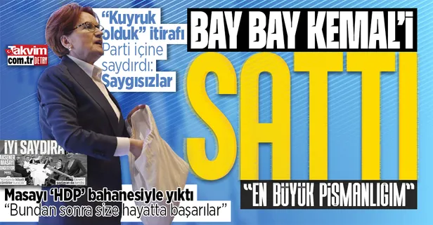 Meral Akşener Kurultay'da çıldırdı! CHP itirafı: Hayatımın en büyük pişmanlığıdır... Parti içine saydırdı: Saygısızlar...