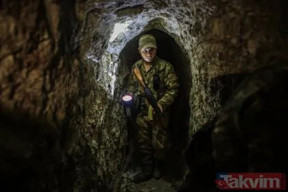 Rasulayn’daki YPG/PKK tünellerinin kazımında özel makineler kullanılmış!