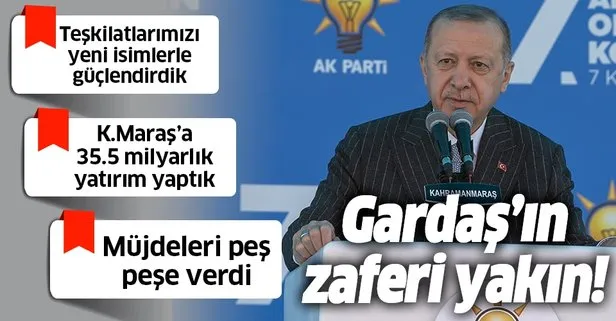 SON DAKİKA: Başkan Erdoğan Kahramanmaraş’ta müjdeyi verdi: Gardaş zafere yakın