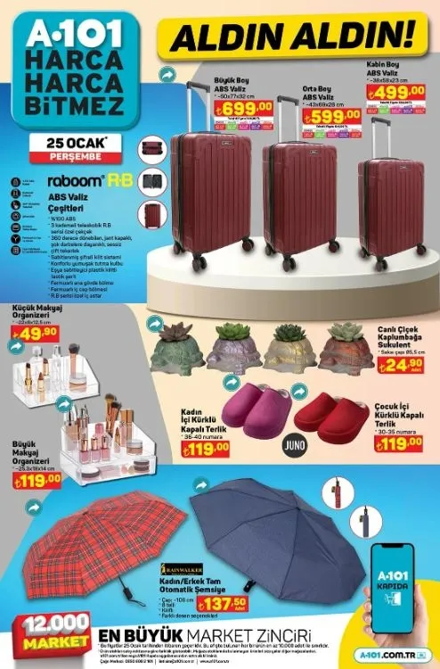 Lastikli çarşaf 99.90 TL, 2'li yastık kılıfı 49.90 TL, büyük boy hurç 39.90 TL... A101 indirimli ürünler kataloğu dumur etti-6