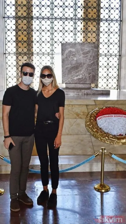 Maria ile Mustafa’nın Brezilyalı güzeli Jessica May eşiyle Anıtkabir’de: Dünyanın hiçbir yerinde böyle bir şey görmedim