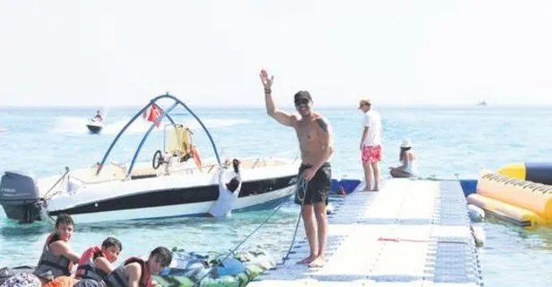 Emre Altuğ'dan çocukları Uzay ve Kuzey'le adrenalin şov!