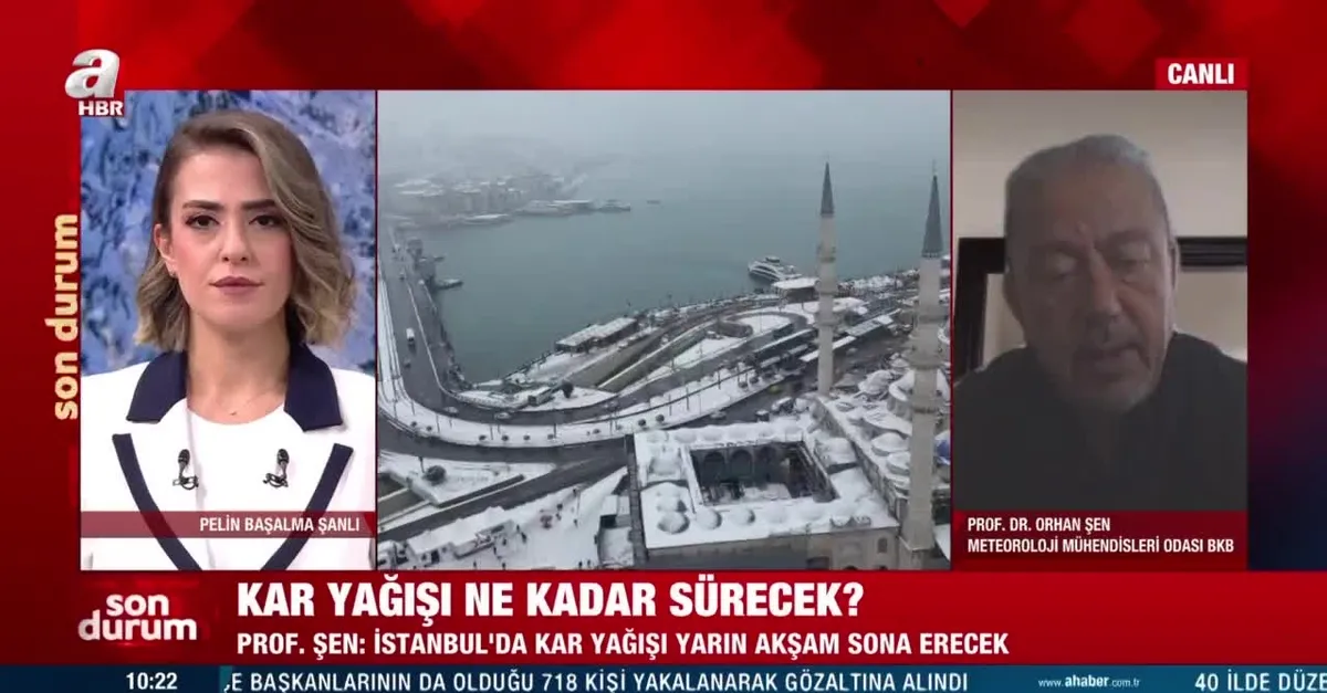 HAVA DURUMU | Kar yağışı İstanbul'u ne zaman terk edecek? Uzman isim canlı yayında açıkladı!