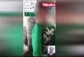 Evladının boğazına bıçak dayadı!