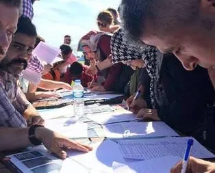 Şölen’de vatandaşlardan milli duyarlılık