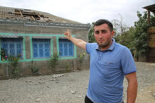 Çatışmaların fitilini ateşleyen Ermenistan ordusu sivilleri hedef alıyor