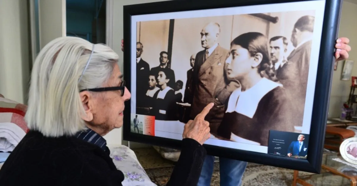 mustafa kemal ataturk le fotografi bulunan 99 yasindaki remziye tatli hayatini kaybetti