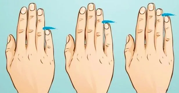 Eğer küçük parmağınız böyleyse para size kene gibi yapışacak! Serçe parmak testi