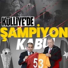 Başkan Erdoğan ’şampiyon’ ile bir araya geliyor! Külliye’de ’Galatasaray’ kabulü