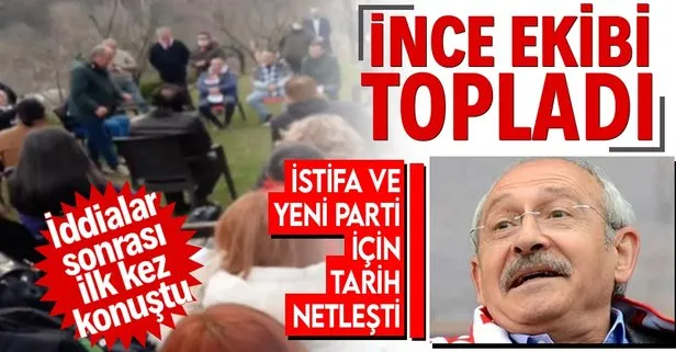 Son dakika: Muharrem İnce CHP’den istifa ediyor! Yeni parti için flaş hamle