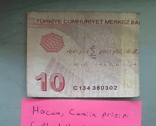 Cami imamını şaşkına çeviren not