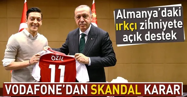 Vodafone Almanya, Mesut Özil’i reklamdan çıkardı