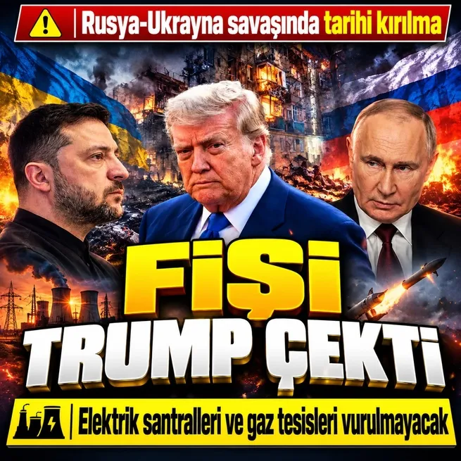 Trump duyurdu! Rusya ve Ukrayna arasında enerji ateşkesi sağlandı: Hemen geçerli olacak