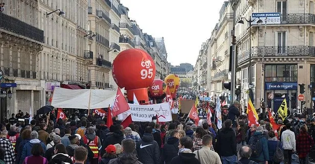 Fransa ayaklandı! 200 şehirde Macron karşıtı protesto