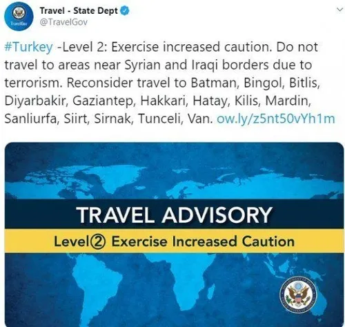 Teröristleri besleyip silahlandıran ABD'den Türkiye'ye seyahat uyarısı!-1