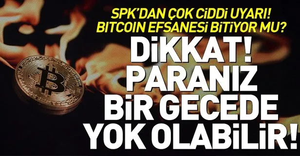 SPK’dan dijital para uyarısı! Bitcoin efsanesi bitiyor mu?
