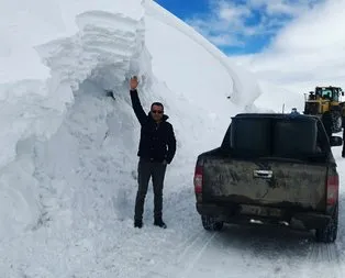 Muş’ta kar kalınlığı 5 metre!