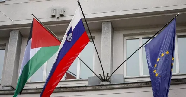 Slovenya parlamentosu, Filistin devletinin tanınmasını onayladı: Filistin bayrağı göndere çekildi