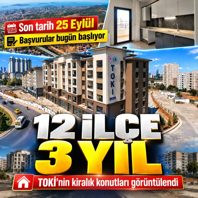 Bakan Kurum kiralık konutta örnek daireyi paylaştı! İstanbulda 12 ilçede 1071 daire için başvurular bugün başlıyor