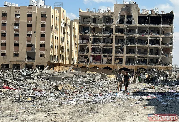 Han Yunus'tan geri acı kaldı! Soykırımcı İsrail Gazze'deki yıkımı böyle görüntülendi - 11