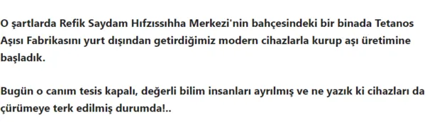 Çin'den getirilen hızlı tanı kitleri üzerinden algı operasyonu! Atatürk'ü de alet ettiler! Refik Saydam Hıfzıssıhha nedir?-5