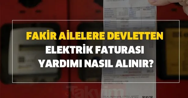 Her ay veriliyor! Dar gelirliye elektrik müjdesi!