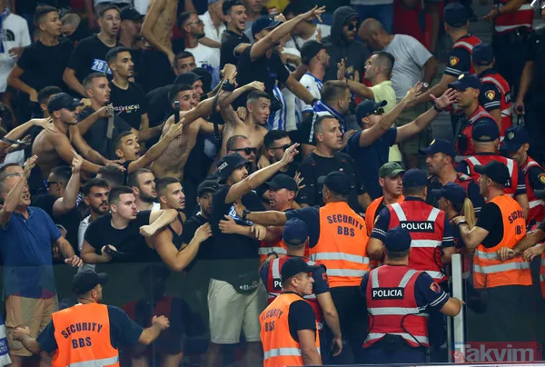 Beşiktaş Tirana maçında olay! Ceza tehlikesi var - 26