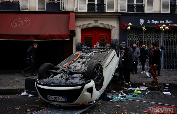Terör örgütü PKK yanlıları Paris'i savaş alanına çevirdi! Türkiye'deki siyasi ayak HDP iftiraya başladı - 38