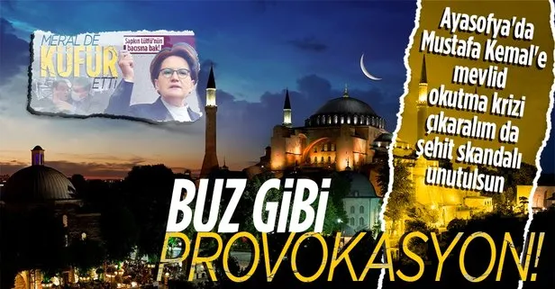 Ayasofya Camii’nde provokasyon