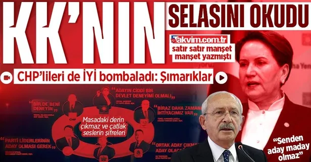 Masada kıyamet kopuyor! Akşener'den Kemal Kılıçdaroğlu'na 'Senden aday olmaz' mesajı: "CHP'yi destekleyenler şımardı"