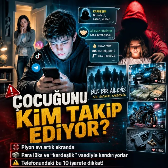 Çetelerin piyon tuzağı telefona taşındı! Anne babaların dikkat etmesi gereken 10 işaret
