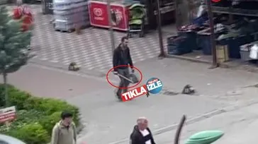 İZLE I Ankara’da döner bıçağıyla saldırı: Kavga anları güvenlik kamerasında