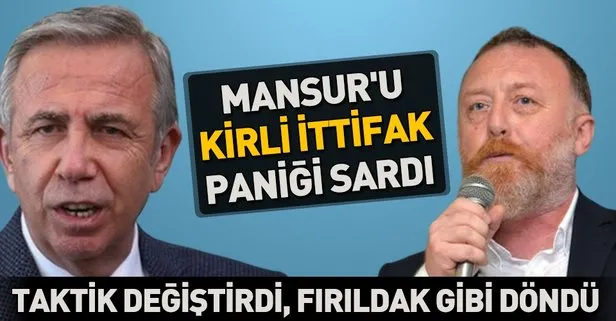 HDP’nin Eş Başkanı Temelli’nin kirli ittifakı açık eden sözlerinin ardından Mansur Yavaş taktik değiştirdi