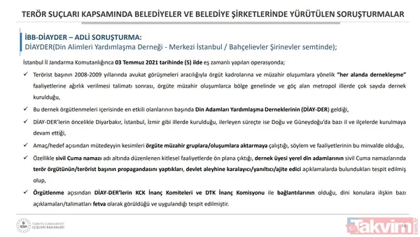 Belediyelerde CHP-HDPKK kirli işbirliği! Bakan Soylu: İBB'de 1668 kişinin terör iltisakı tespit edildi - 36