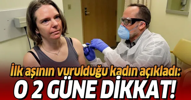 Son dakika: Koronavirüs aşısının denendiği ilk kişi Jennifer Haller konuştu: İlk 2 güne dikkat
