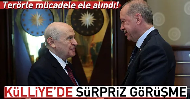 Külliye'de sürpriz görüşme
