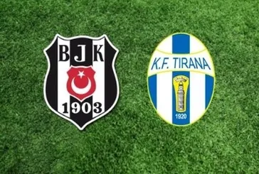 Kartal evinde avantajı kaptı! Beşiktaş 3-1 Tirana (MAÇ SONUCU-ÖZET)