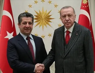 Başkan Erdoğan, Barzani’yi kabul etti!