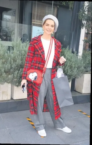 Pelin Karahan önceki gün İstinyePark’ta objektiflere takıldı