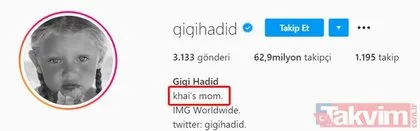 Gigi Hadid kızının ismini bakın nasıl duyurdu! 4 aylık olan Zayn Malik ile Gigi Hadid’in kızının isminin anlamı...