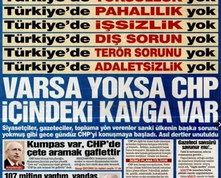 Külliyedeki CHPli yalanının mimarı Sözcü Gazetesinden pişkin manşet!