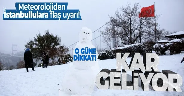 SON DAKİKA: Meteoroloji tarih verdi: İstanbul’a ne zaman kar yağacak?