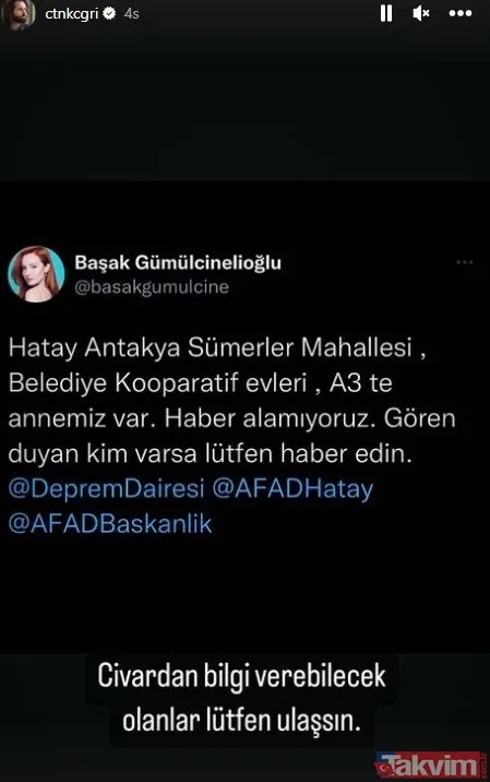 Başak Gümülcinelioğlu'nun eşi Çağrı Çıtanak annesini depremde kaybetmişti! Yaşadığı acıyı anlattı o satırlar kahretti: "Kimliğimin yarısını kaybettim" - 6