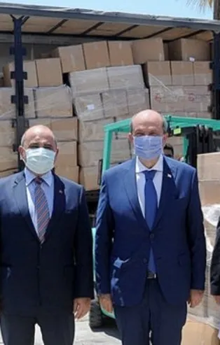 Türkiye'den KKTC'ye "tıbbi malzeme" desteği
